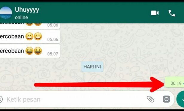 Cara Buat Rahasia di Balik Pesan Kosong WhatsApp