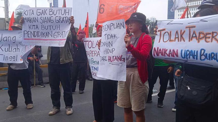 Protes Buruh Jakarta: Tolak Tapera dan Isu Buruh Lainnya