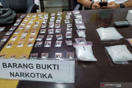 Polisi Temukan Narkotika Jenis Sabu Seberat 45 Kilogram