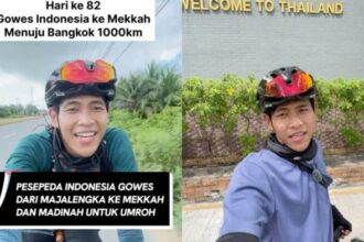 Pesepeda Indonesia Tempuh Jarak 12.000 KM Menuju Madinah
