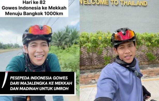 Pesepeda Indonesia Tempuh Jarak 12.000 KM Menuju Madinah
