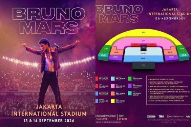 Tiket Konser Bruno Mars di Jakarta 13-14 September Sold Out!