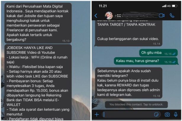 Penipuan Lowongan Kerja Likes YouTube: Dua Pelaku Ditangkap