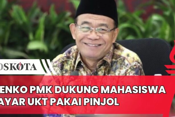Menko PMK Dukung Mahasiswa Pakai Pinjol untuk Bayar UKT