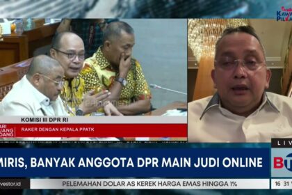Miris Ternyata Ribuan Anggota DPR dan DPRD Main Judi Online