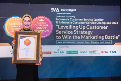 Customer Service Quality Award 2024 di raih bank bjb