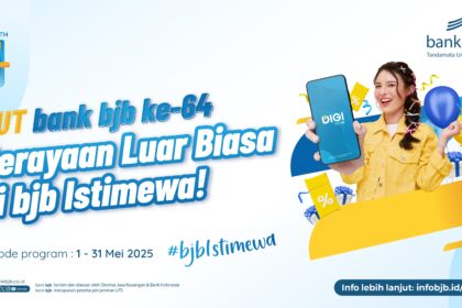 Serunya Promo HUT ke-64 #bjbIstimewa, Mulai Diskon Liburan, Kuliner Hingga Belanja Hemat!